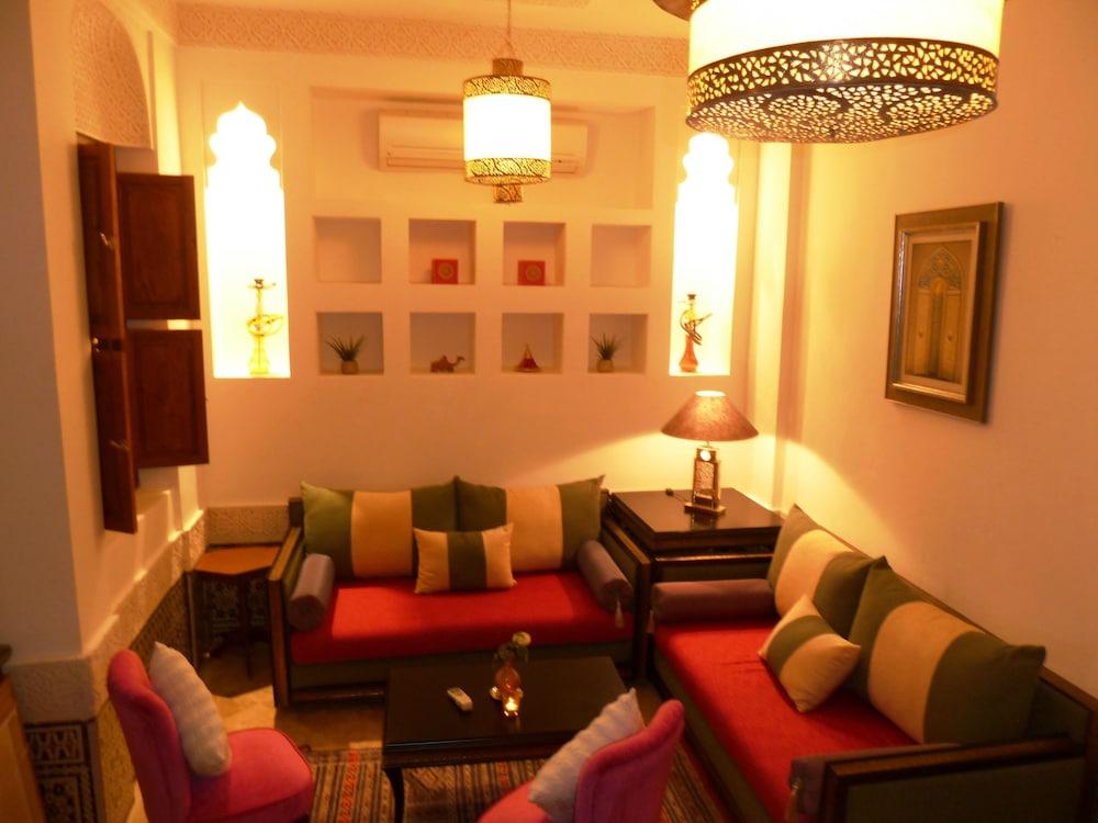 فندق رياض فيفا مراكش المظهر الخارجي الصورة A Moroccan living room