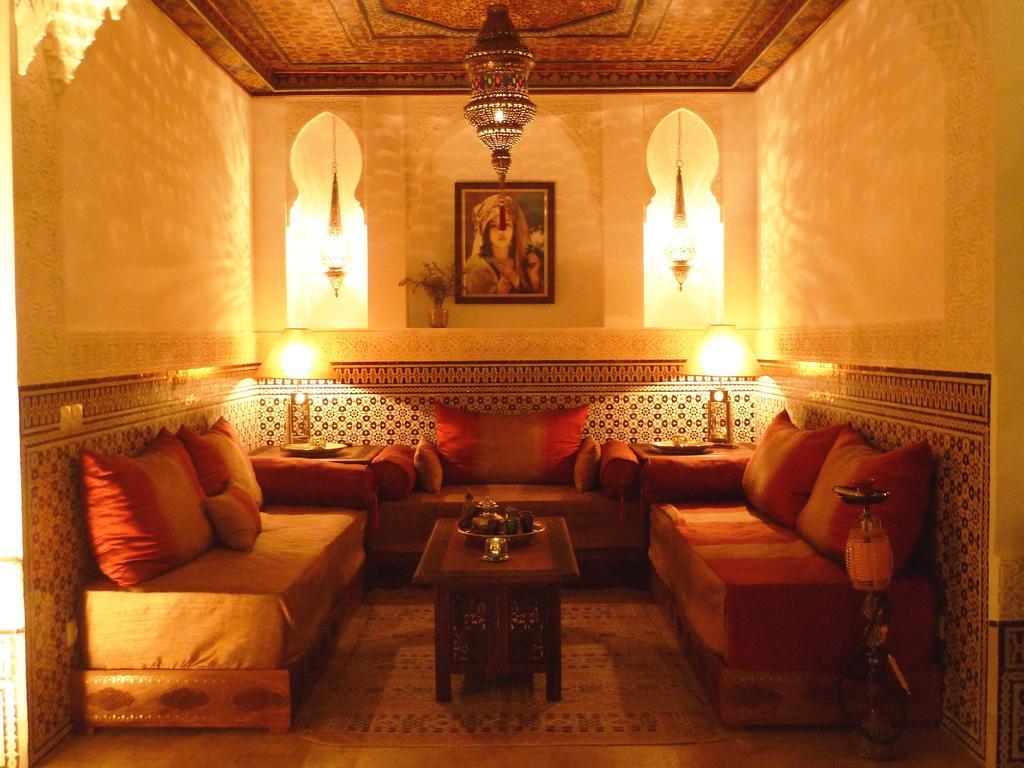فندق رياض فيفا مراكش المظهر الخارجي الصورة A Moroccan living room