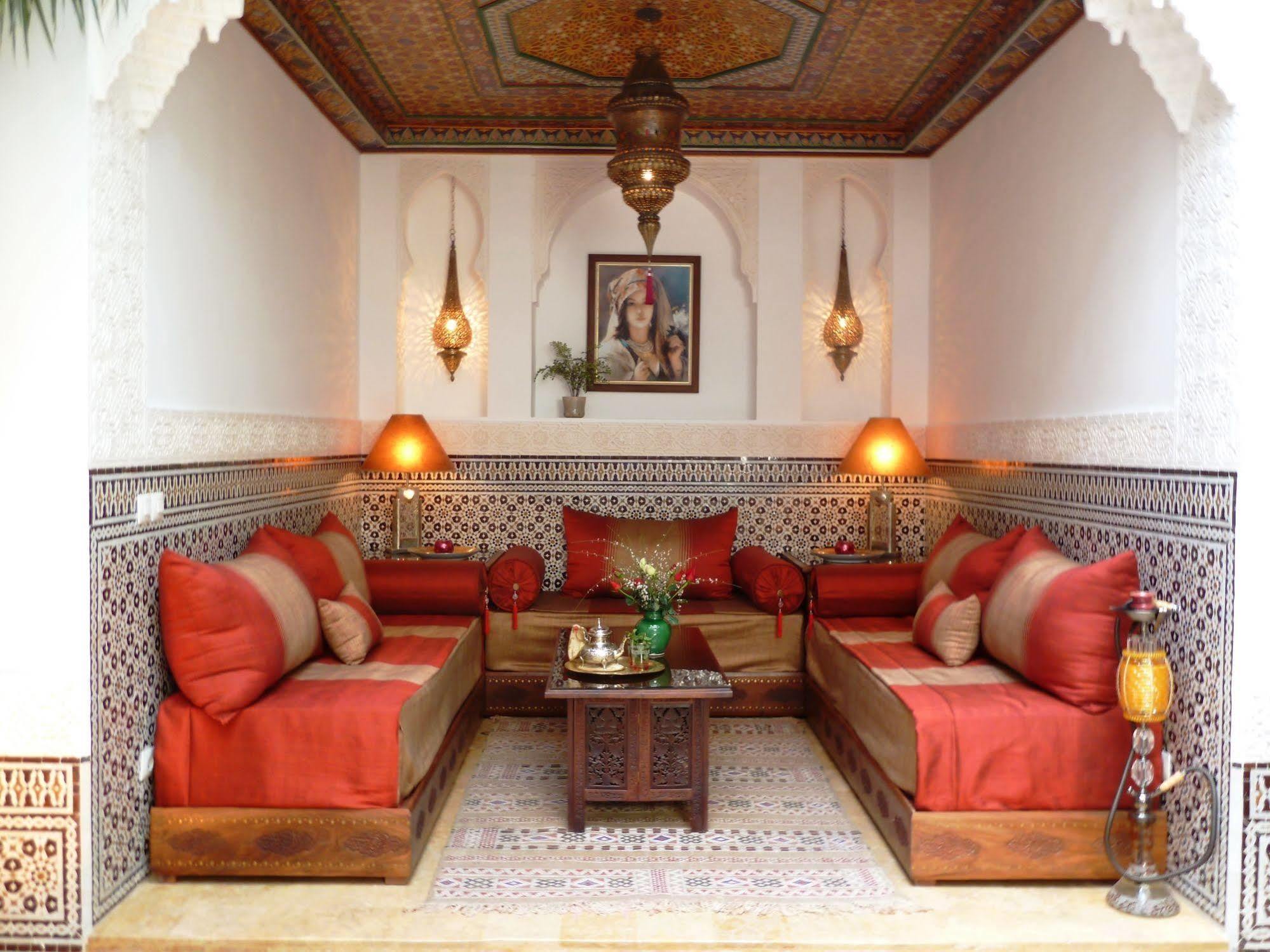 فندق رياض فيفا مراكش المظهر الخارجي الصورة A Moroccan salon